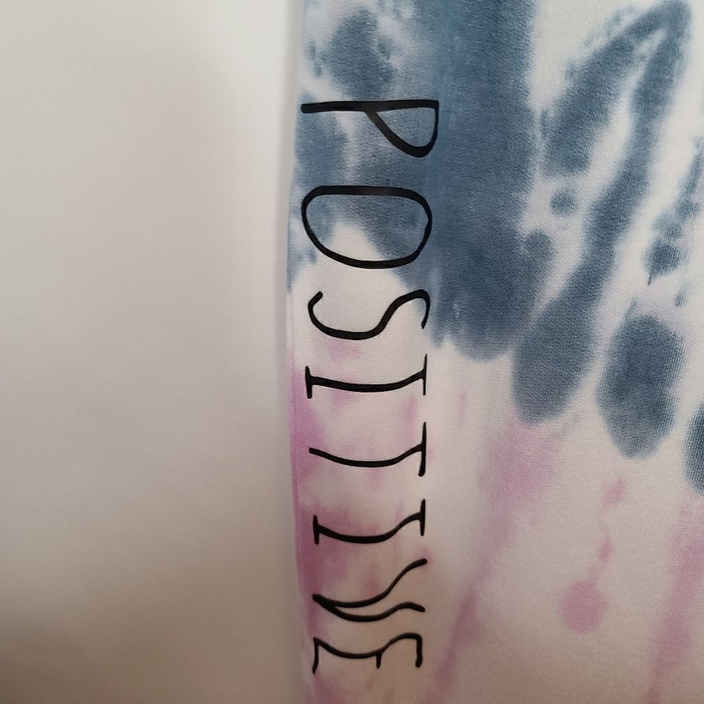0X Large 12W Blue Purple Tiedye Sleep Pant Modal Terry Drawstring Loungewear NWT - Picture 5 of 10